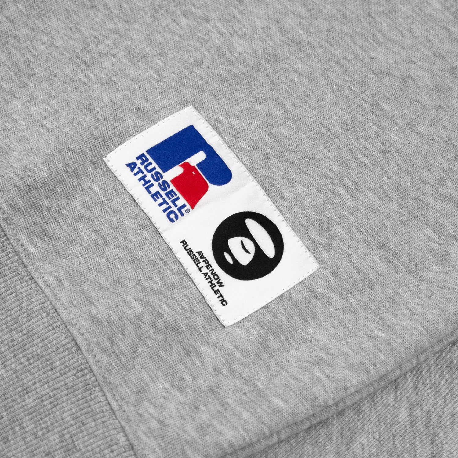 AAPE X RUSSELL ATHLETIC MOONFACE LOGO SWEATSHIRT