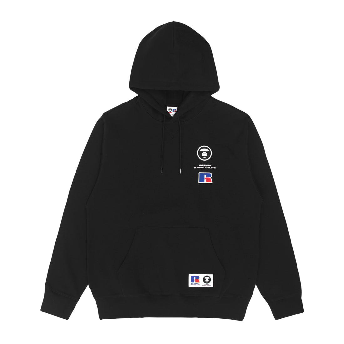 AAPE X RUSSELL ATHLETIC MOONFACE LOGO HOODIE