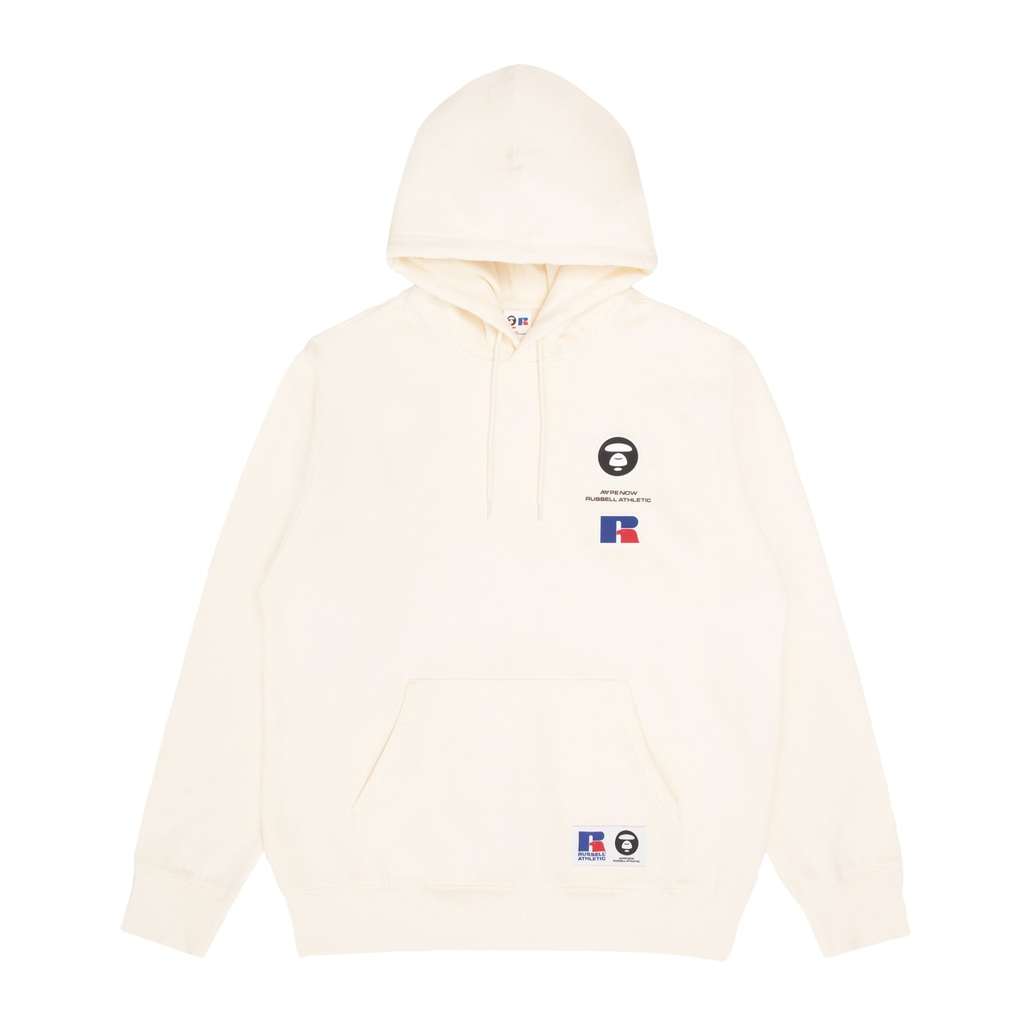 AAPE X RUSSELL ATHLETIC MOONFACE LOGO HOODIE