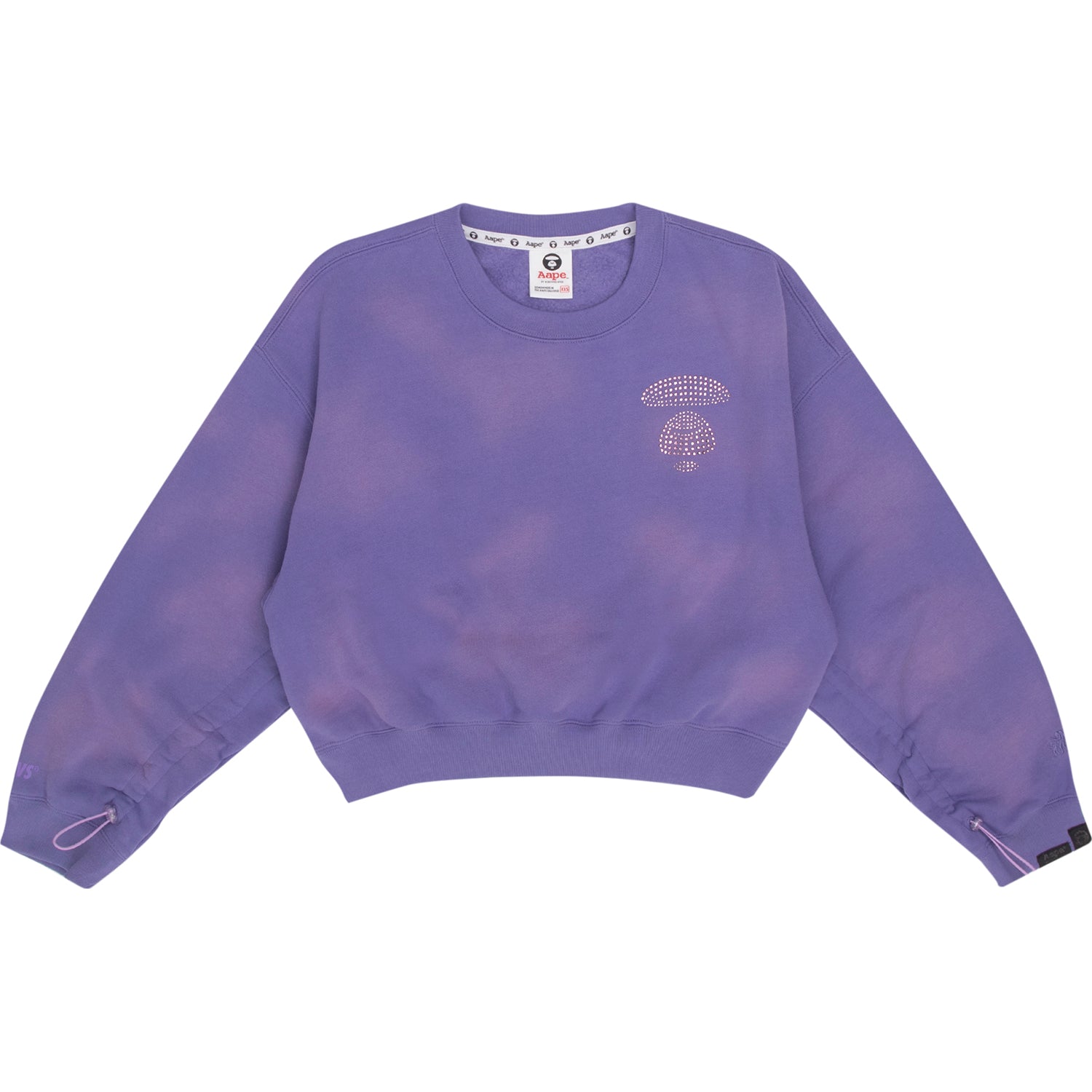 AAPE MOONFACE TIE-DYE SWEATER