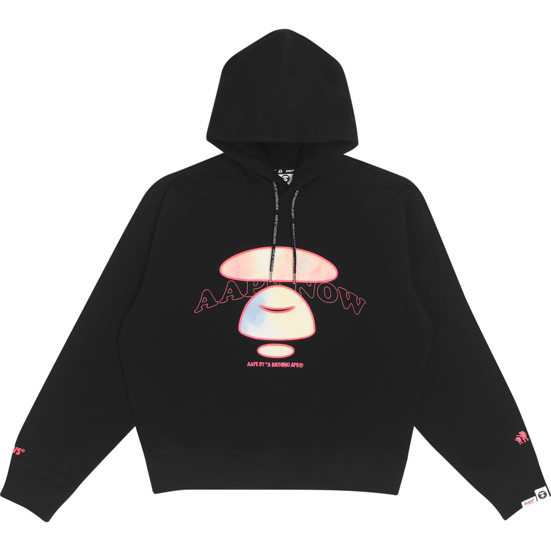 AAPE MOONFACE EMBROIDERED HOODIE