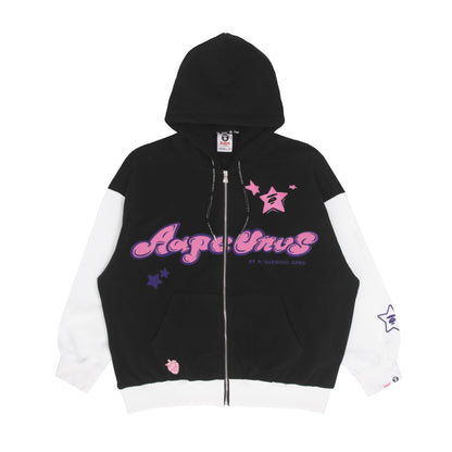 AAPE 27.5&quot; ZIP UP SWEATER LADIES