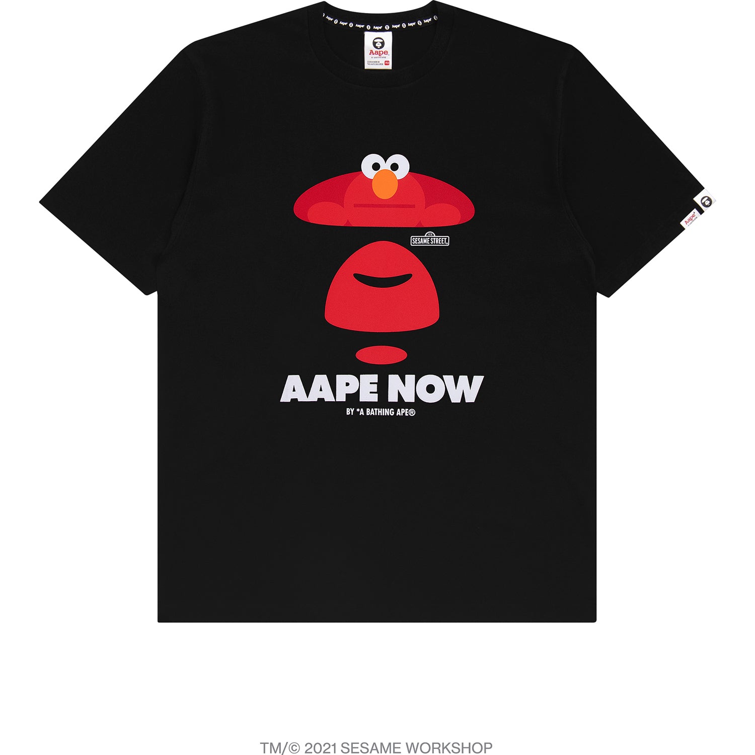 AAPE X SESAME STREET PRINT TEE KIDS