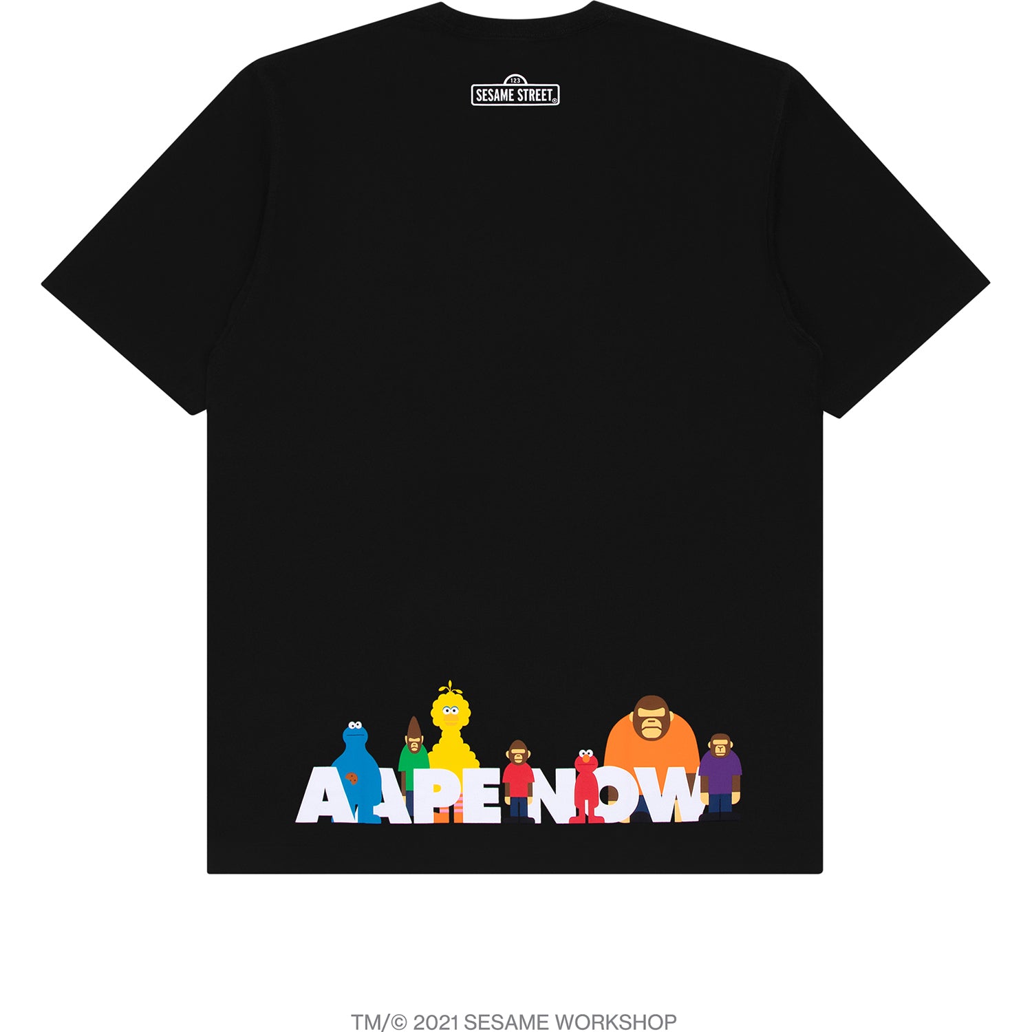 AAPE X SESAME STREET PRINT TEE KIDS