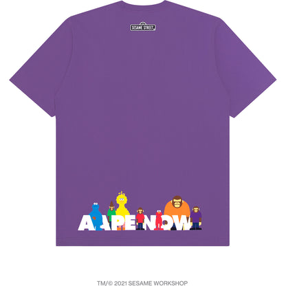 AAPE X SESAME STREET PRINT TEE KIDS