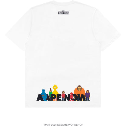 AAPE X SESAME STREET PRINT TEE KIDS