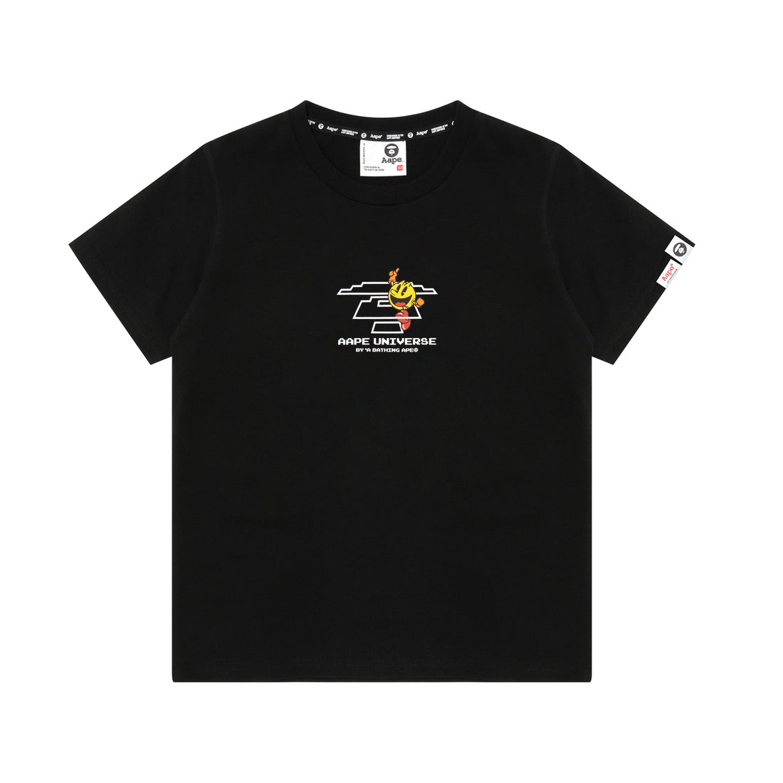 AAPE X PAC-MAN GRAPHIC PRINTED TEE KIDS