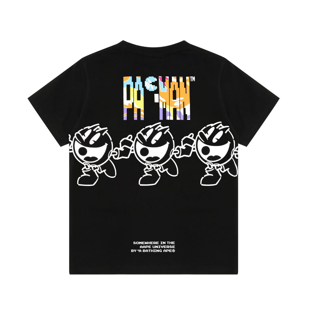 AAPE X PAC-MAN GRAPHIC PRINTED TEE KIDS