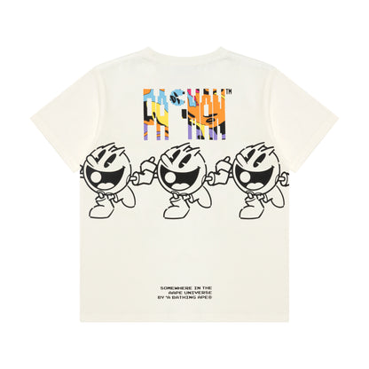 AAPE X PAC-MAN GRAPHIC PRINTED TEE KIDS