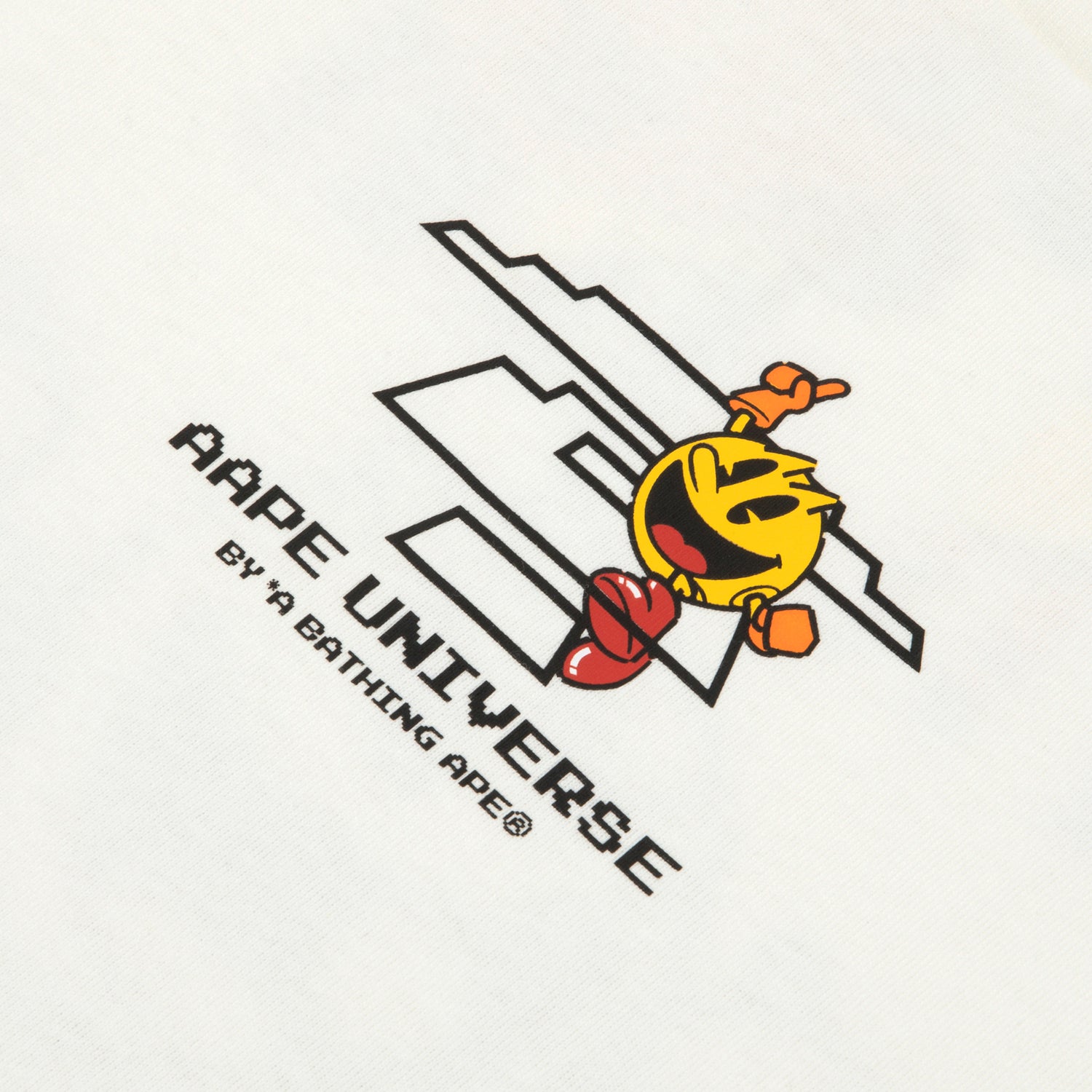 AAPE X PAC-MAN GRAPHIC PRINTED TEE KIDS