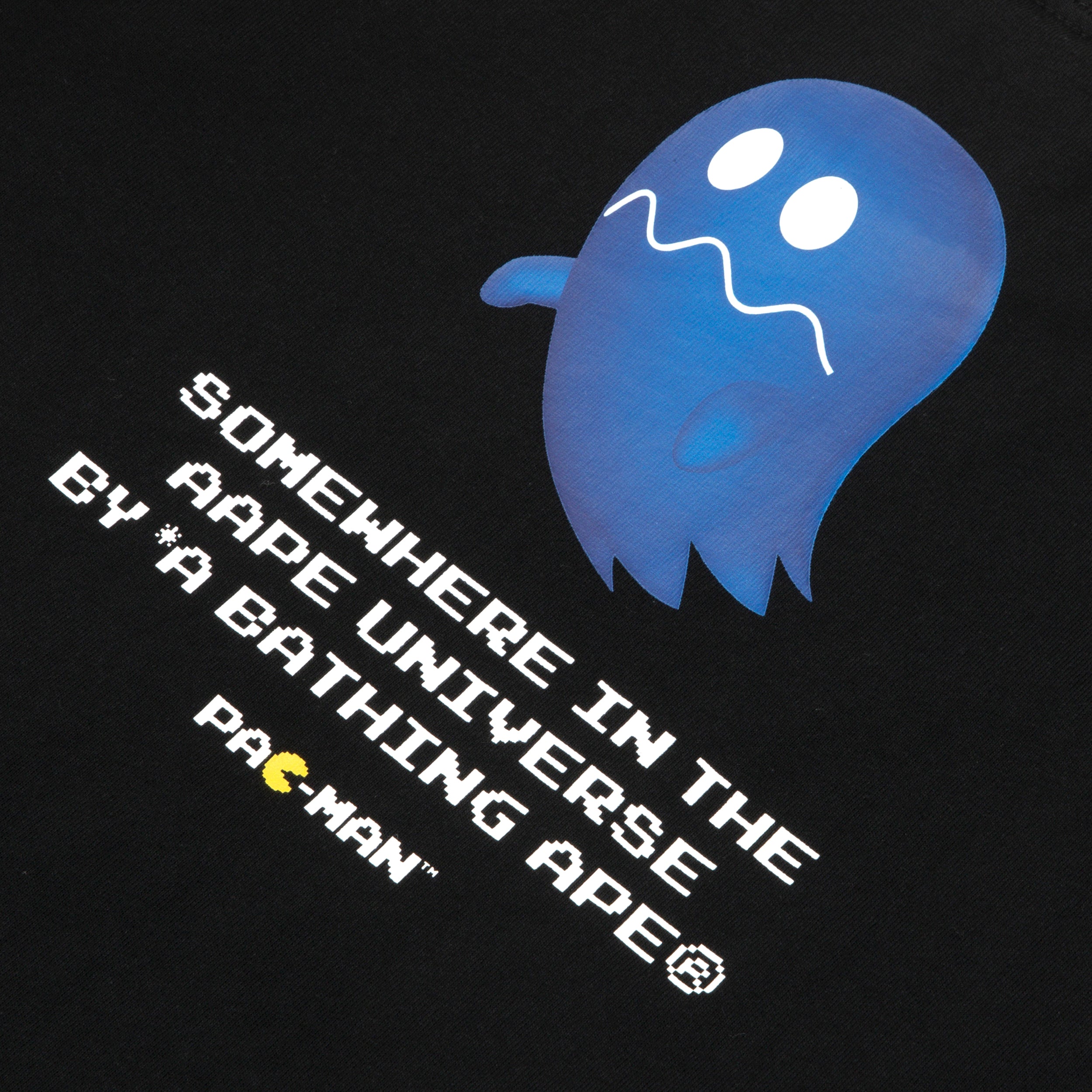 AAPE X PAC-MAN MOONFACE GRAPHIC TEE KIDS