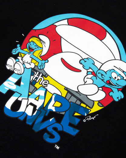 AAPE X THE SMURFS MOONFACE GRAPHIC TEE KIDS