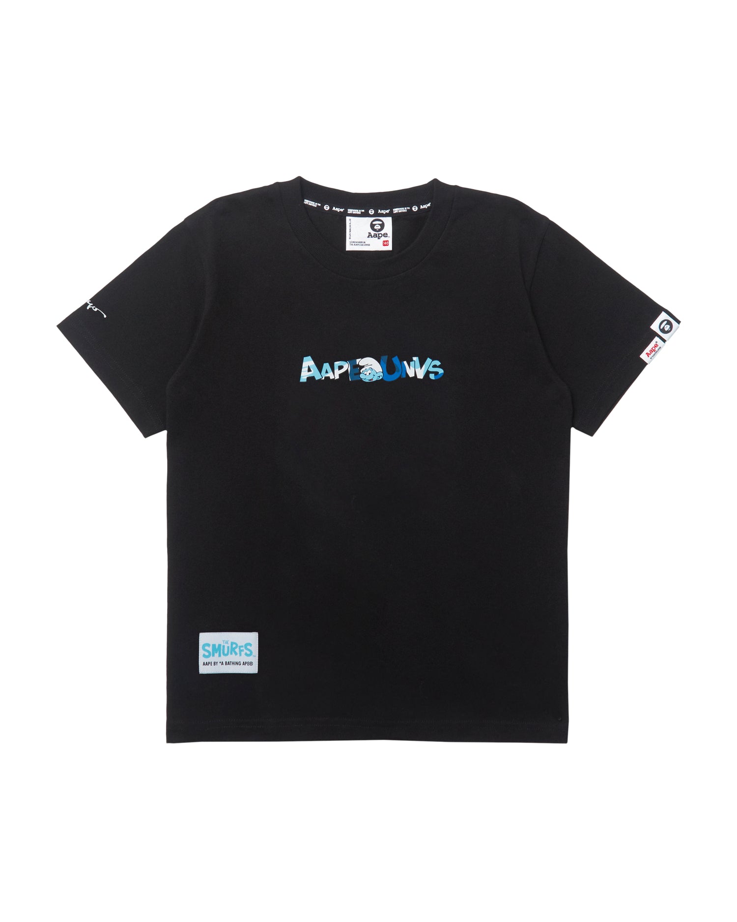 AAPE X THE SMURFS MOONFACE GRAPHIC TEE KIDS