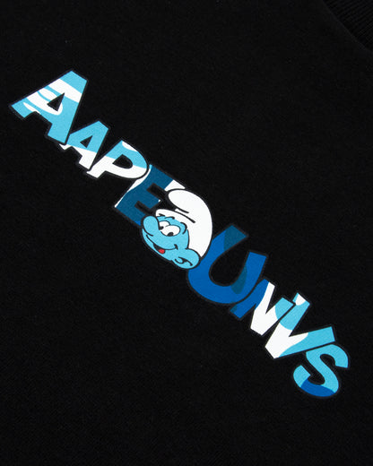 AAPE X THE SMURFS MOONFACE GRAPHIC TEE KIDS