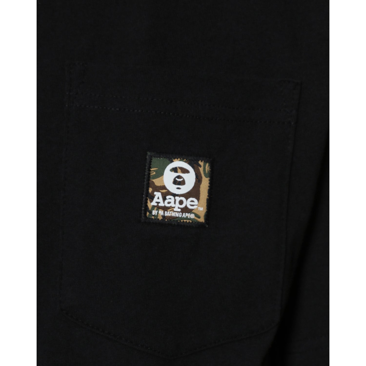 AAPE LOGO PATCH POCKET TEE