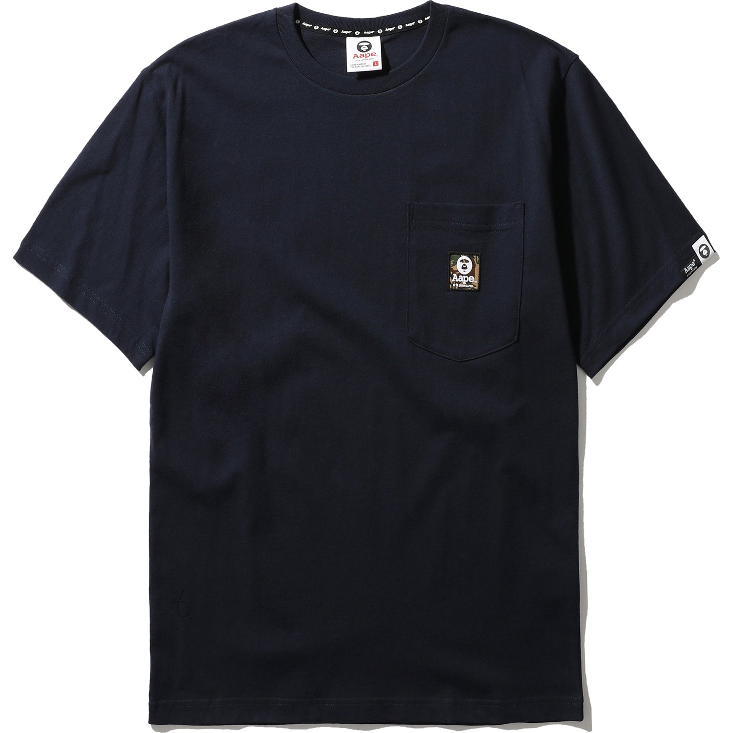 AAPE LOGO PATCH POCKET TEE