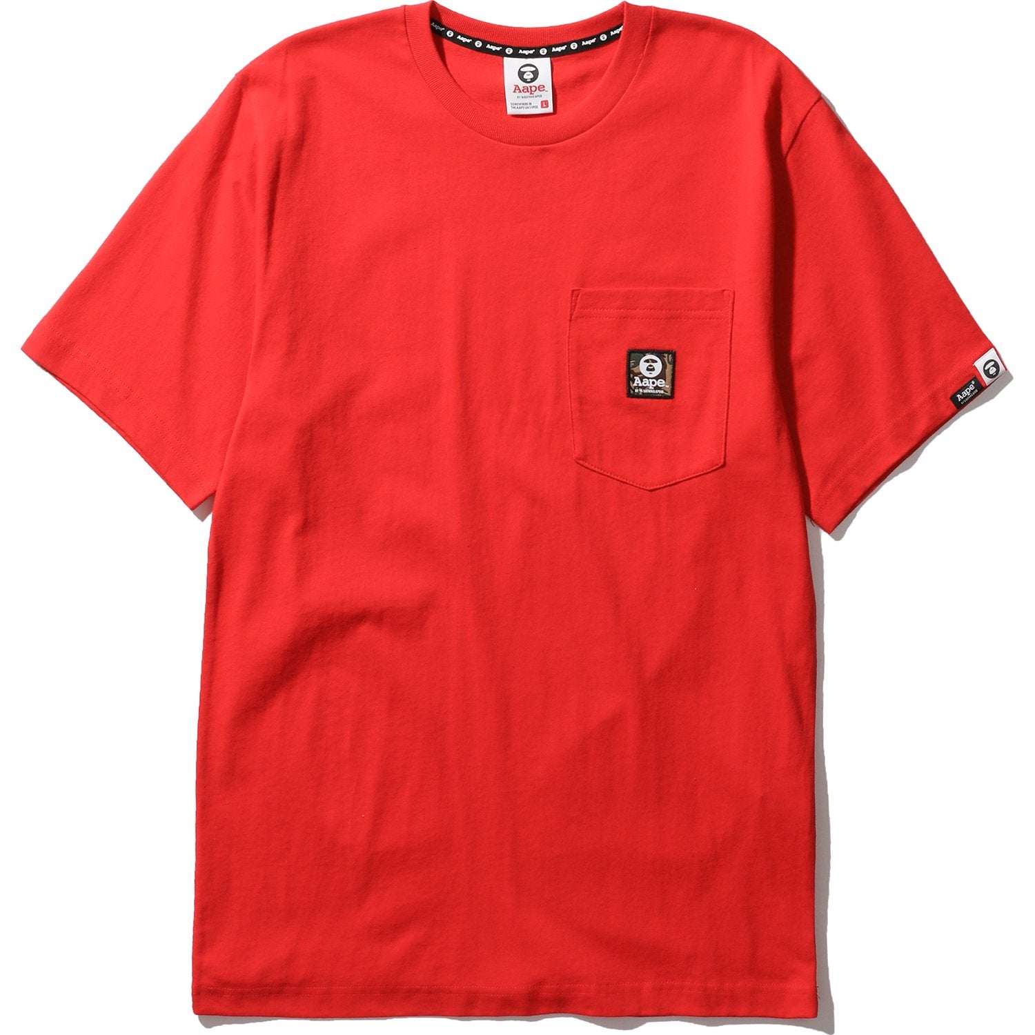 AAPE LOGO PATCH POCKET TEE