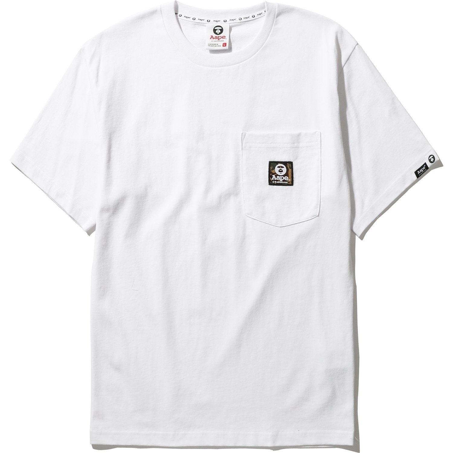 AAPE LOGO PATCH POCKET TEE