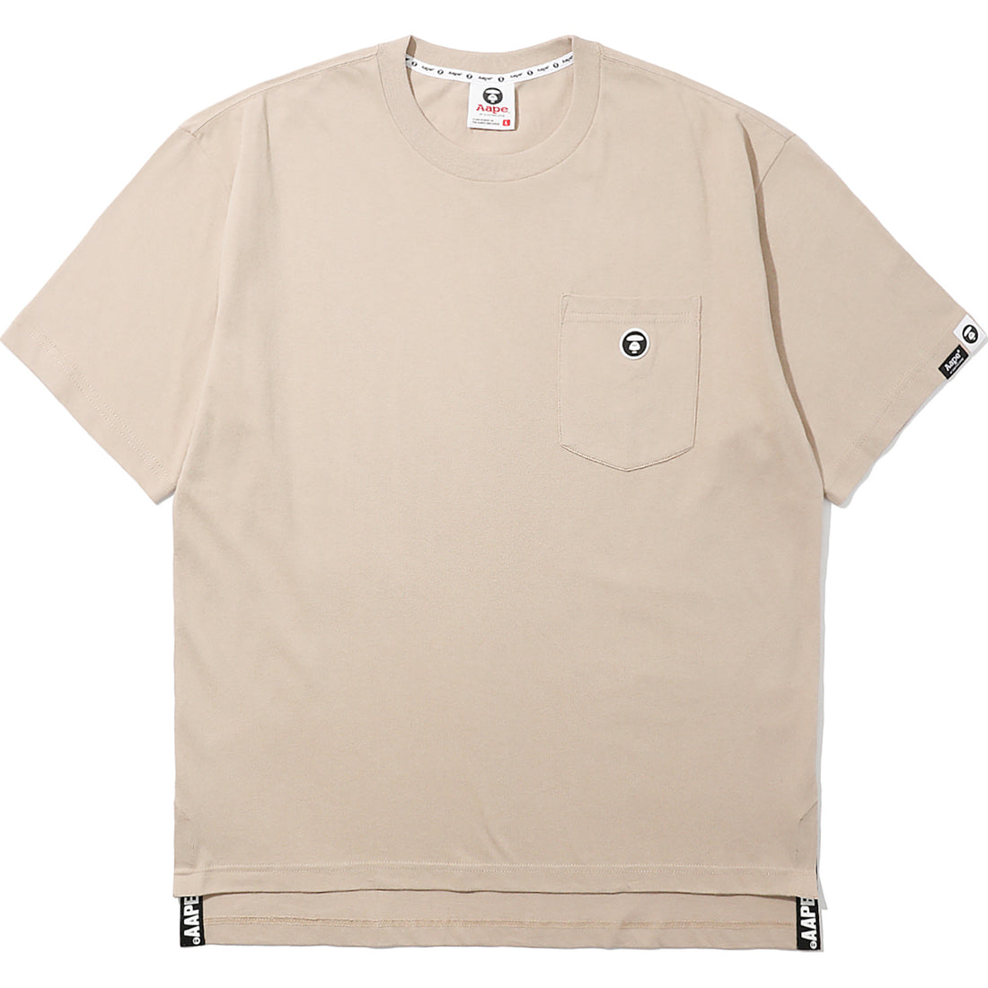 AAPE SIDE SLIT CHEST POCKET TEE