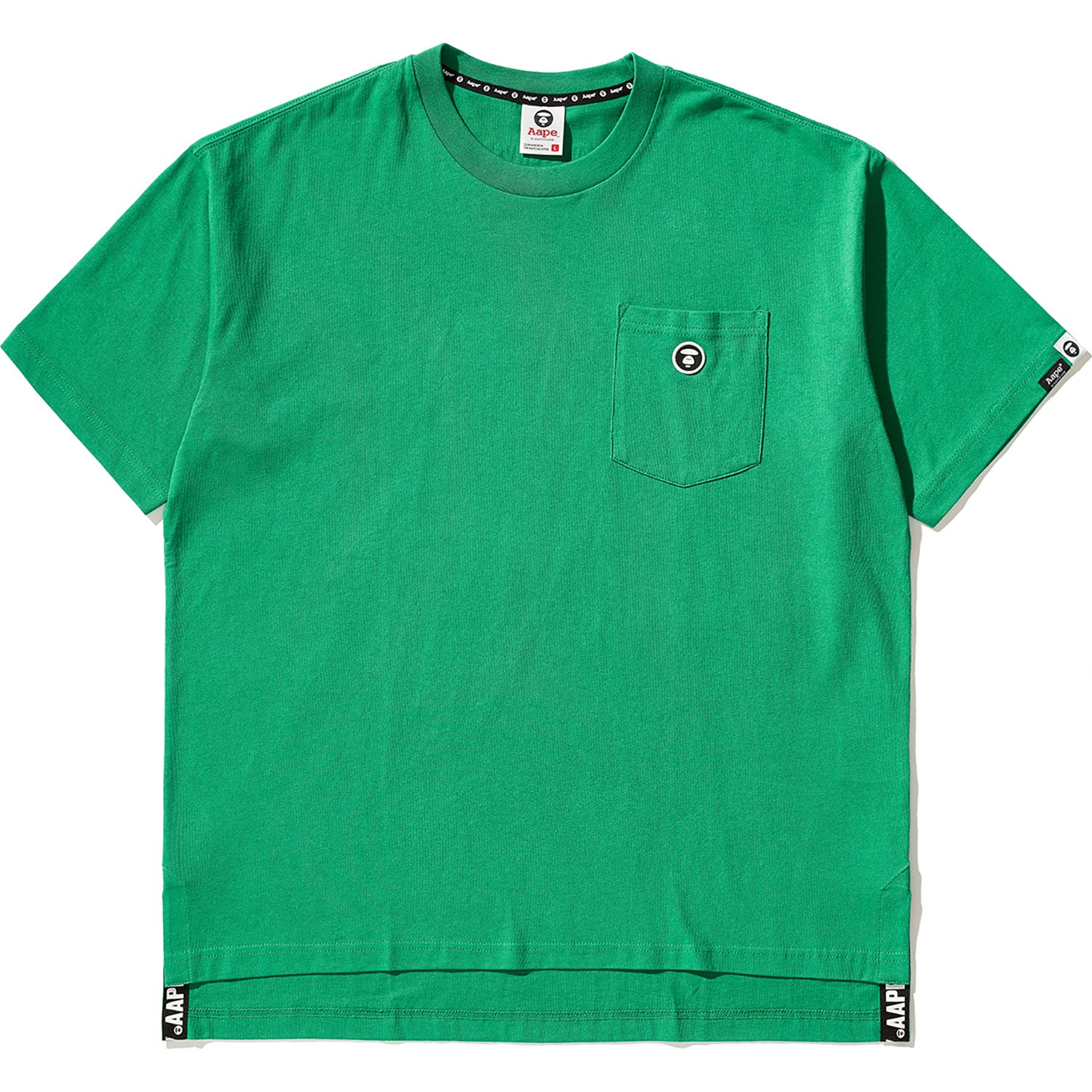 AAPE SIDE SLIT CHEST POCKET TEE