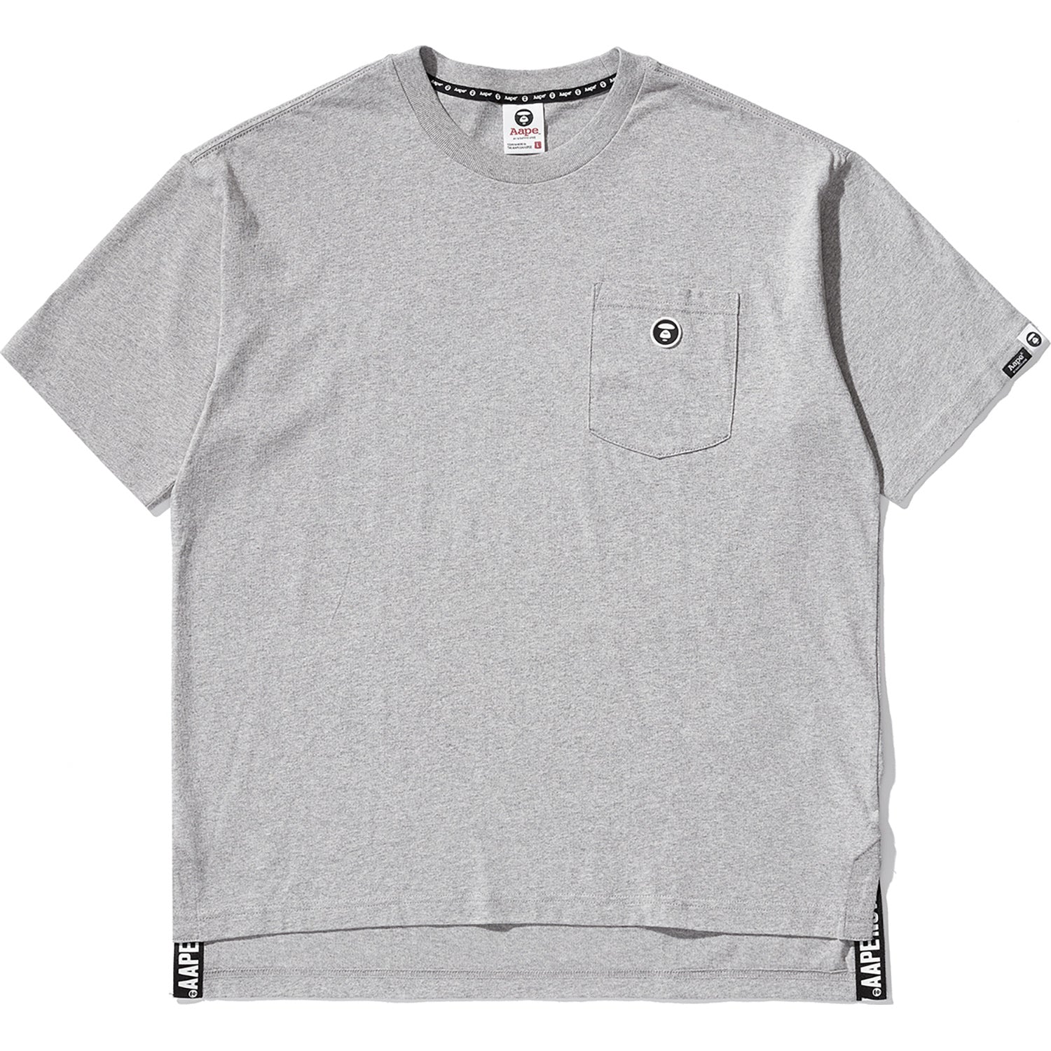 AAPE SIDE SLIT CHEST POCKET TEE