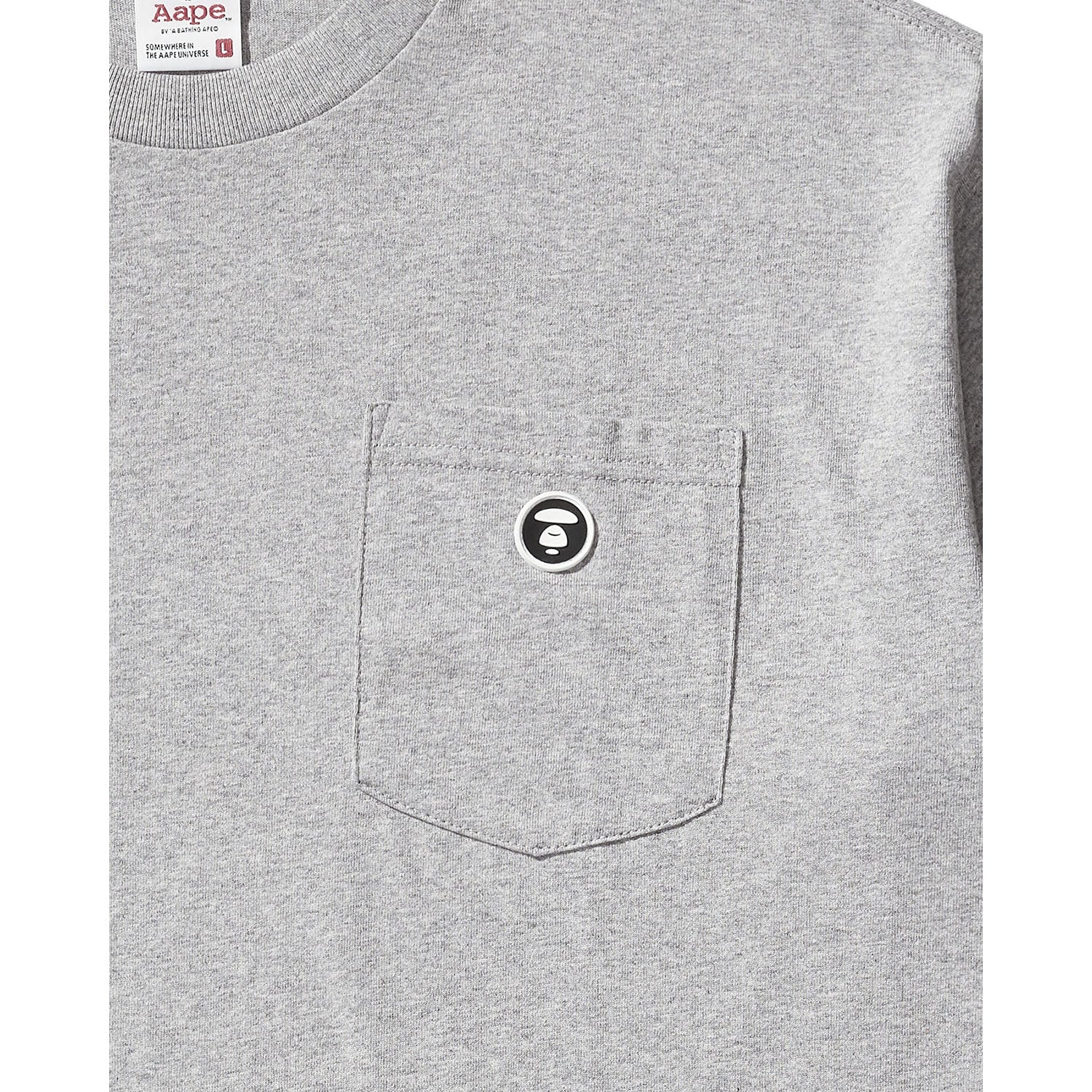 AAPE SIDE SLIT CHEST POCKET TEE