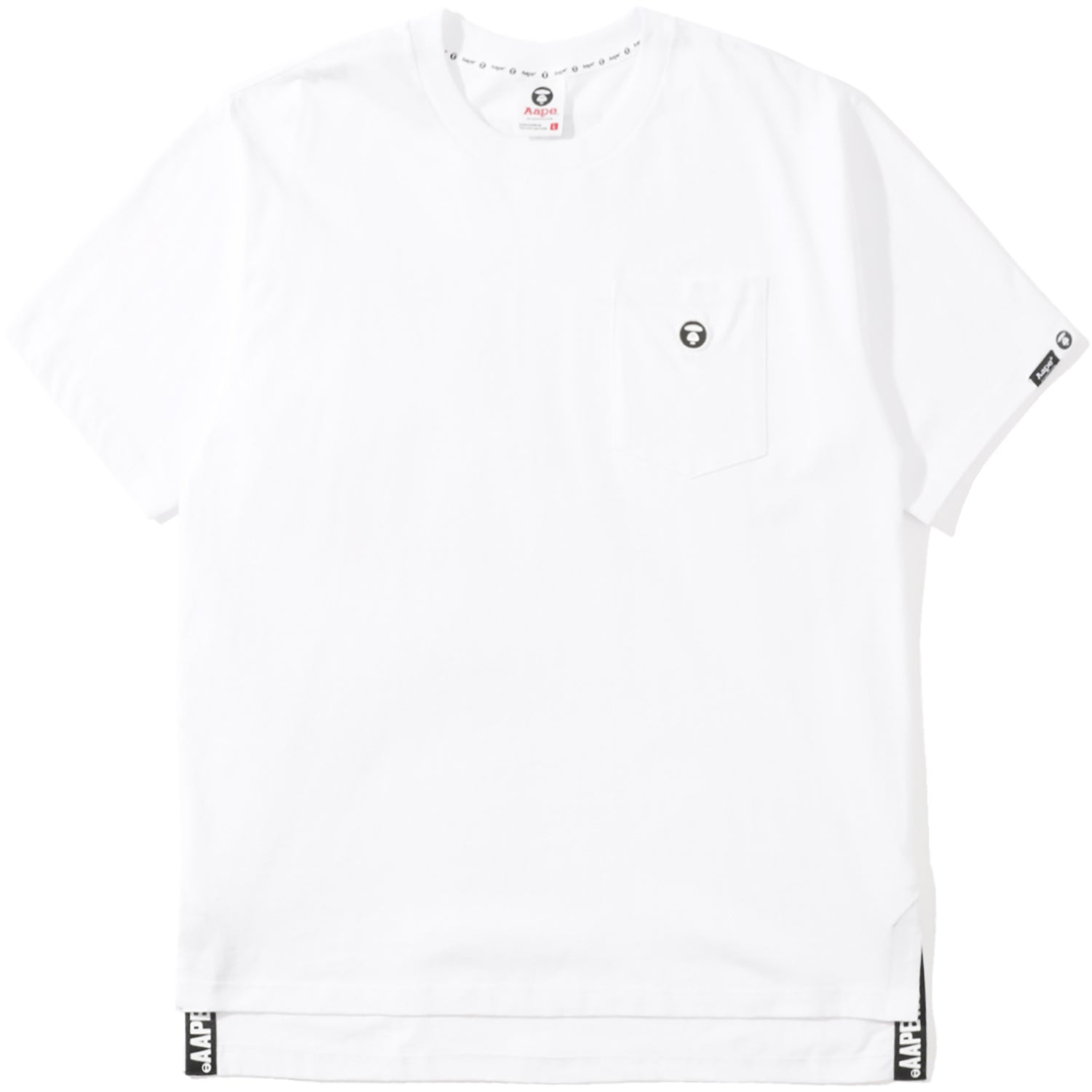 AAPE SIDE SLIT CHEST POCKET TEE