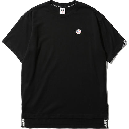 AAPE LOGO PATCH DROP HEM TEE