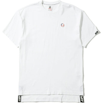 AAPE LOGO PATCH DROP HEM TEE