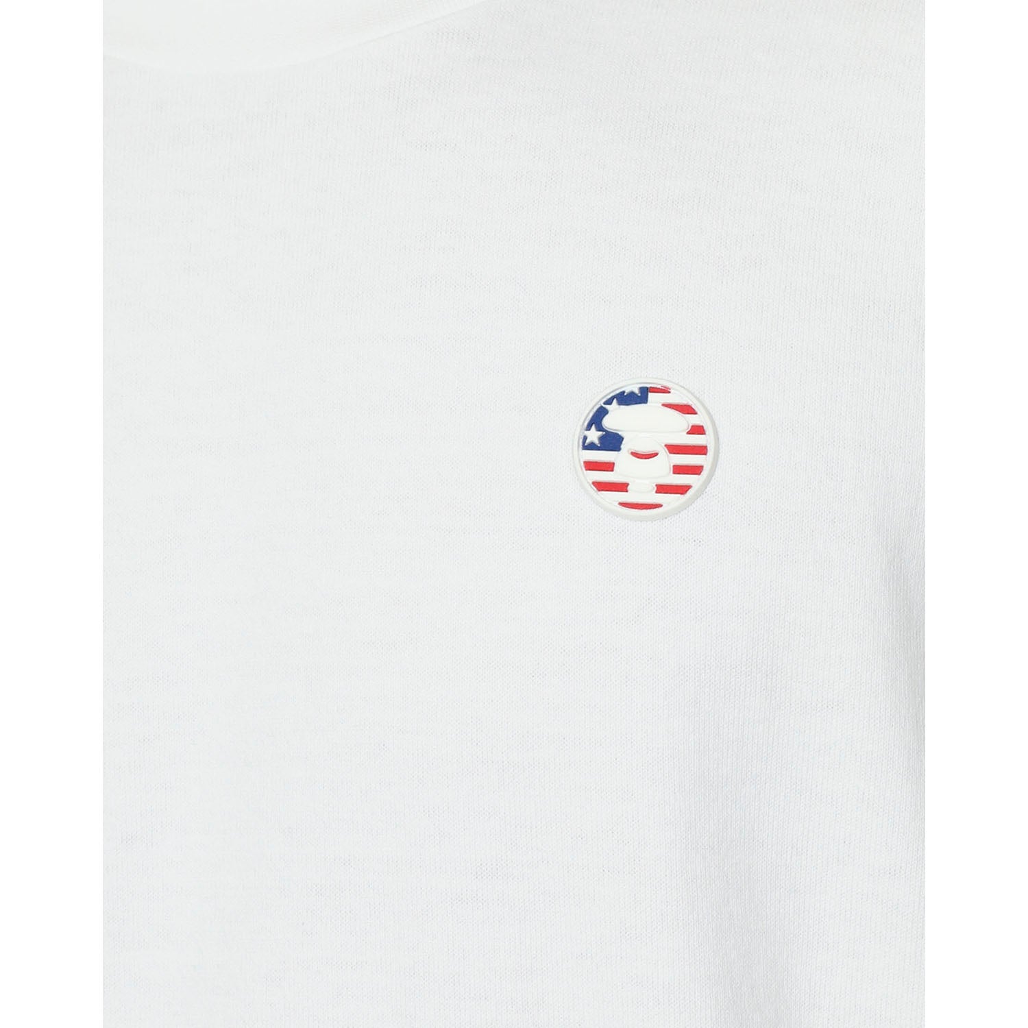 AAPE LOGO PATCH DROP HEM TEE