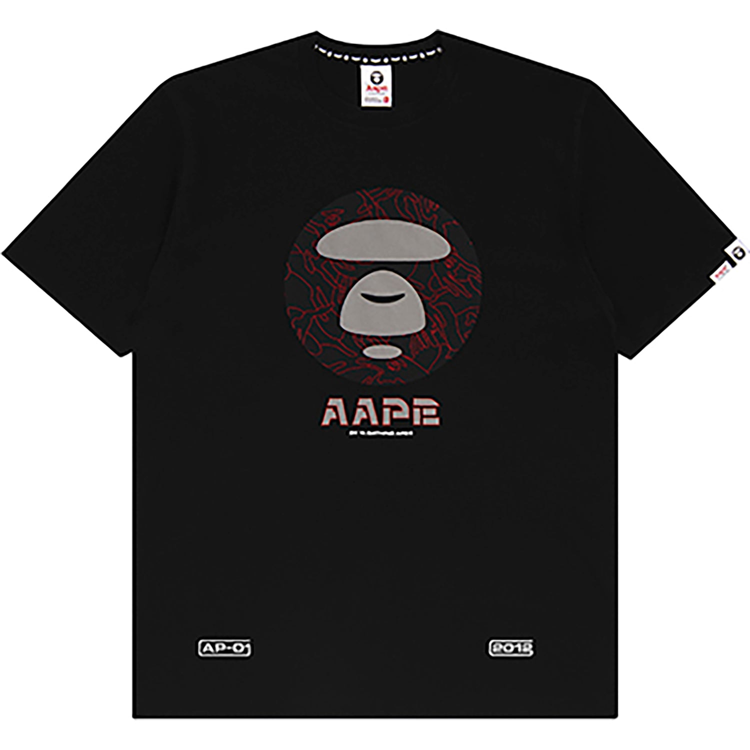 AAPE HEAD PRINT TEE