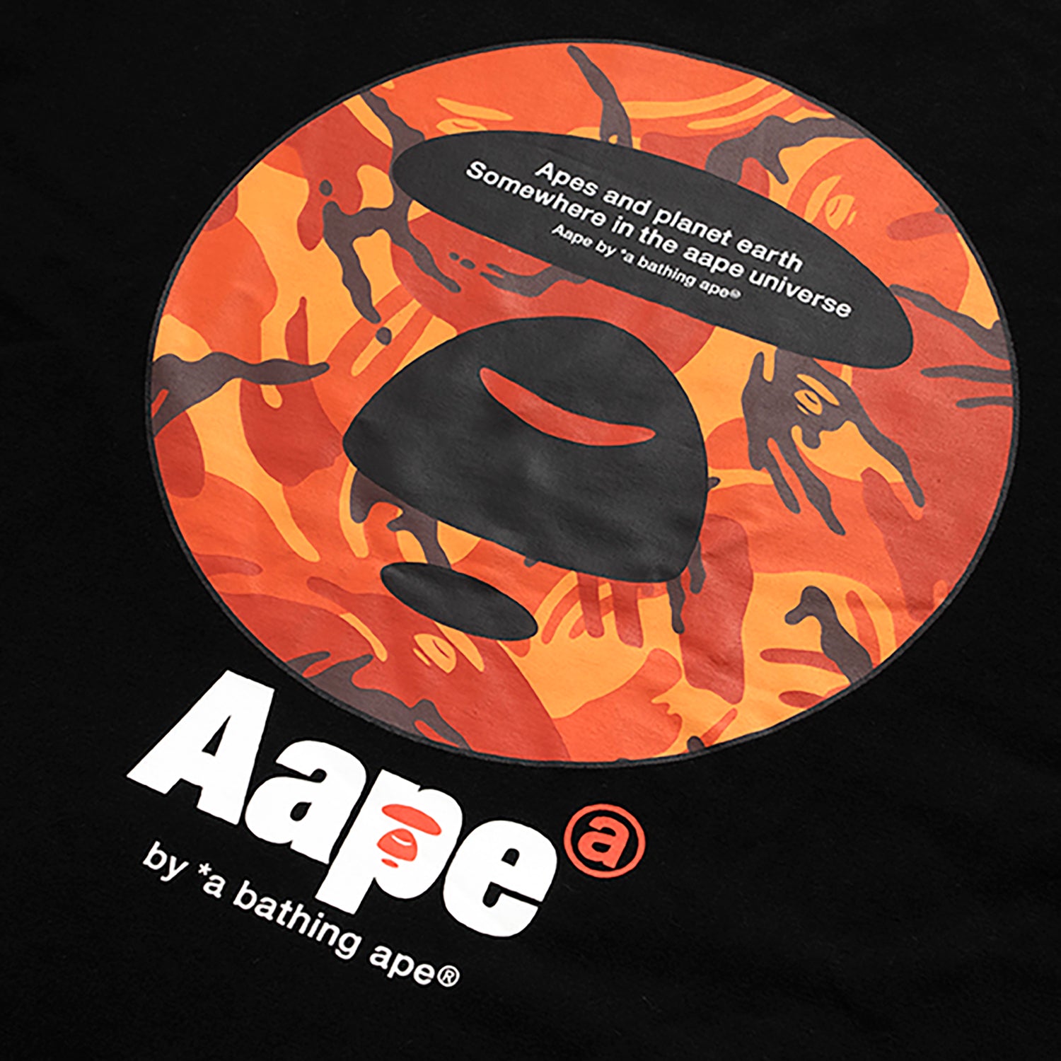 AAPE CAMO EMBLEM TEE