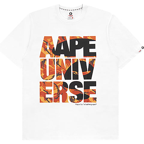 AAPE APE FACE GRAPHIC TEE