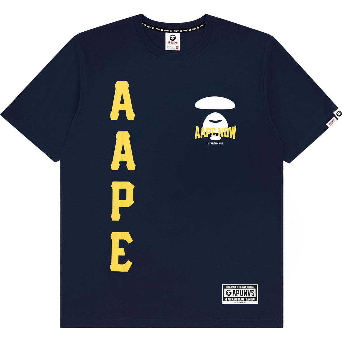 AAPE APE FACE CAMO LOGO TEE