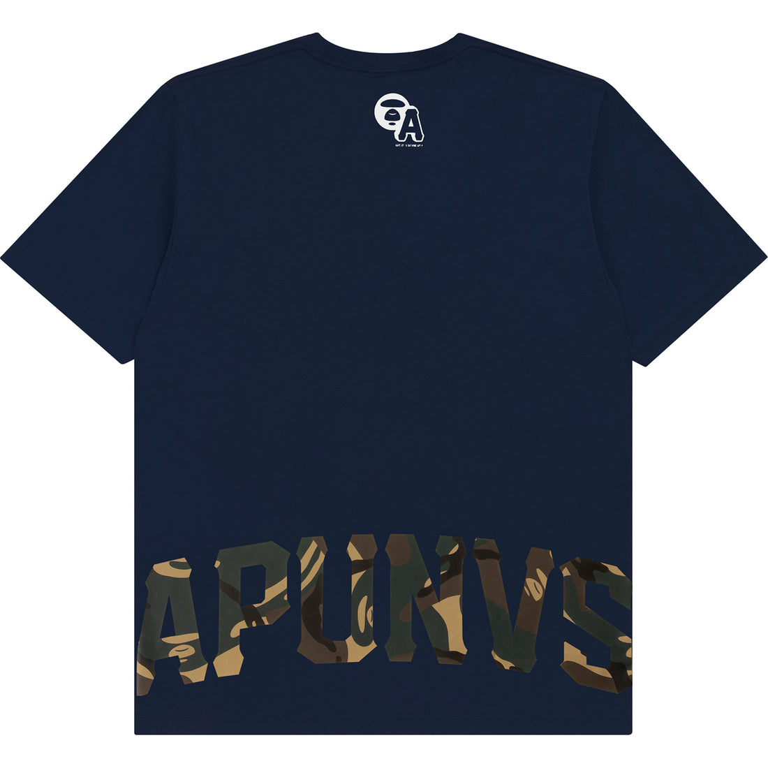 AAPE APE FACE CAMO LOGO TEE