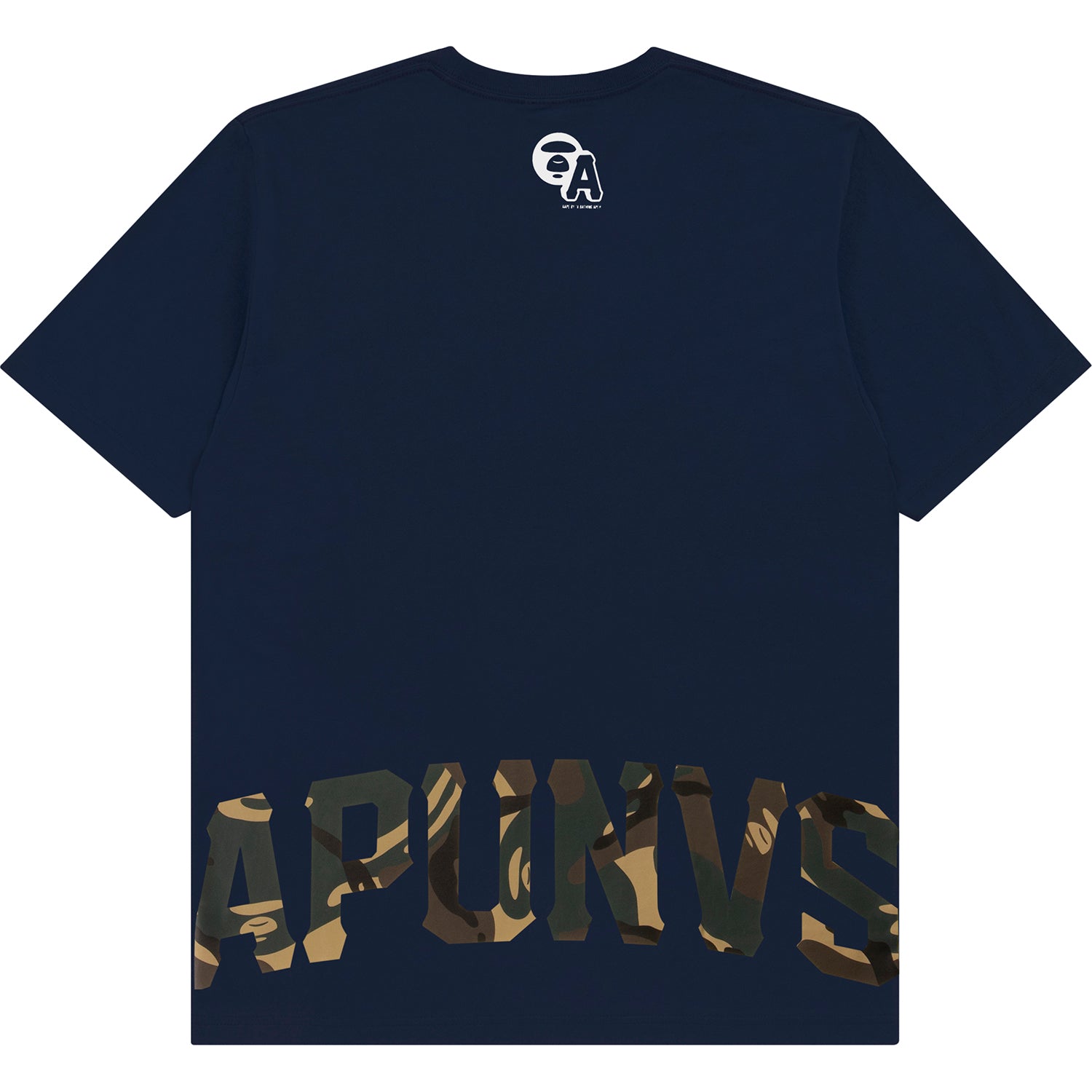 AAPE APE FACE CAMO LOGO TEE