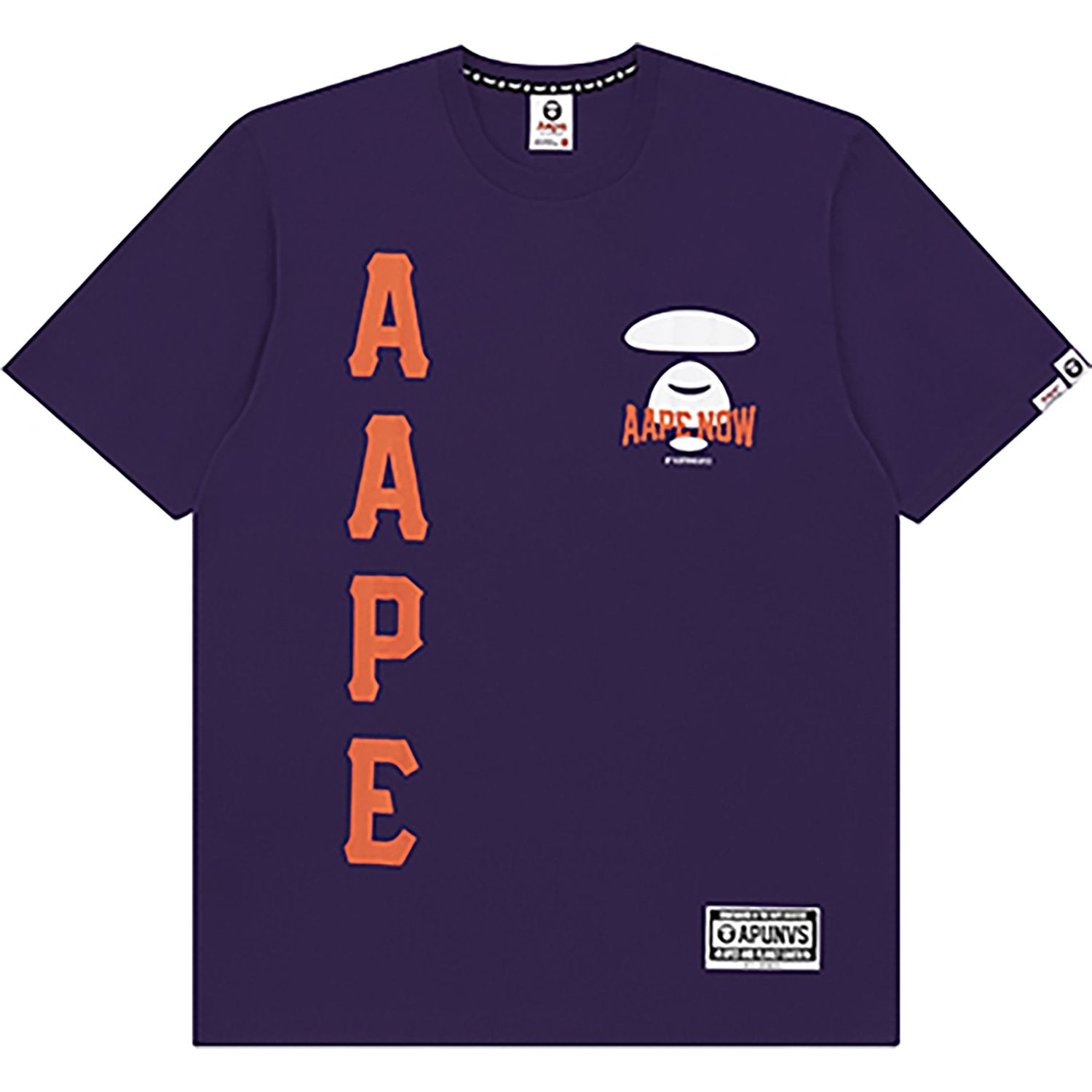 AAPE APE FACE CAMO LOGO TEE