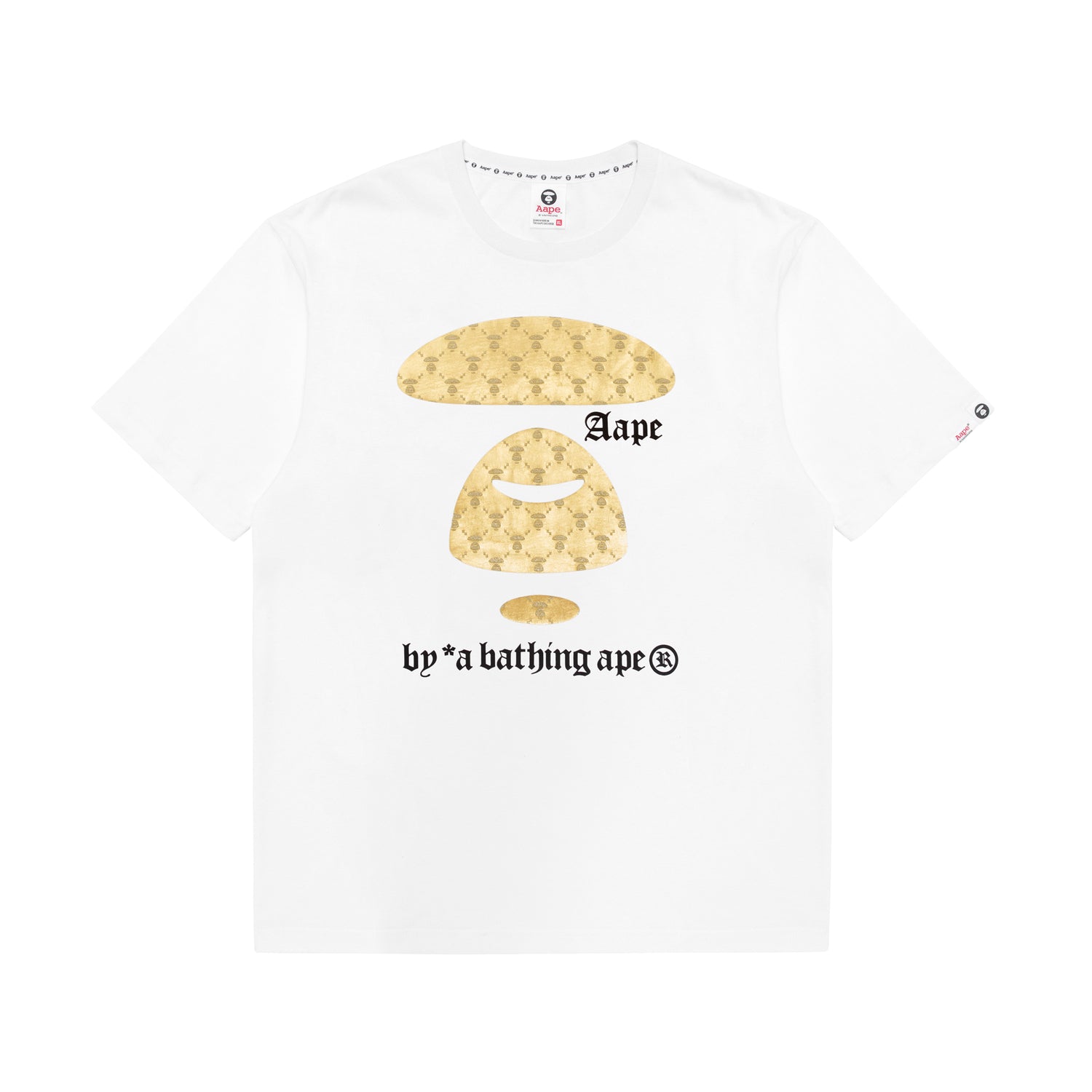 AAPE METALLIC APE FACE TEE