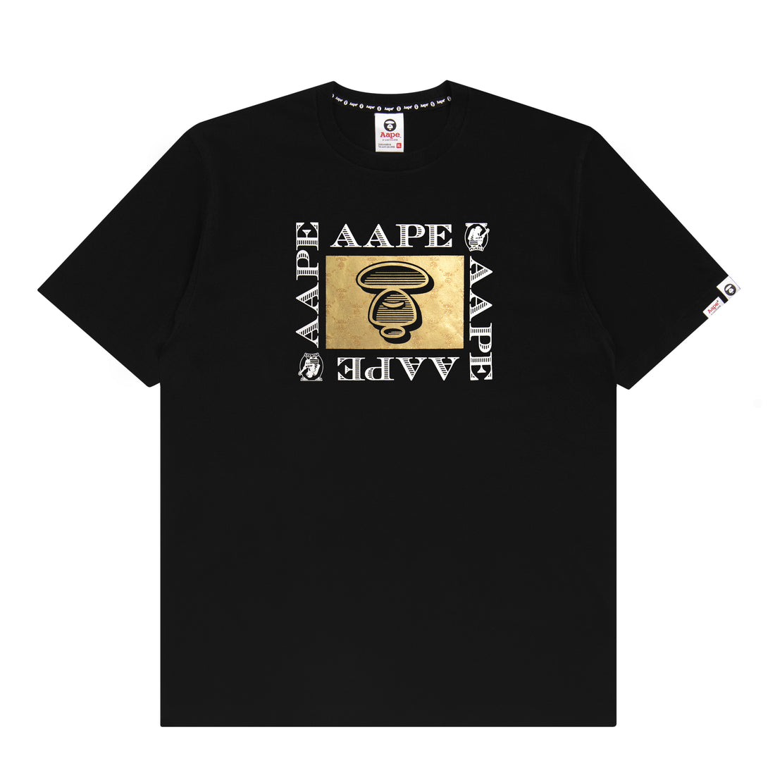 AAPE METALLIC APE FACE TEE