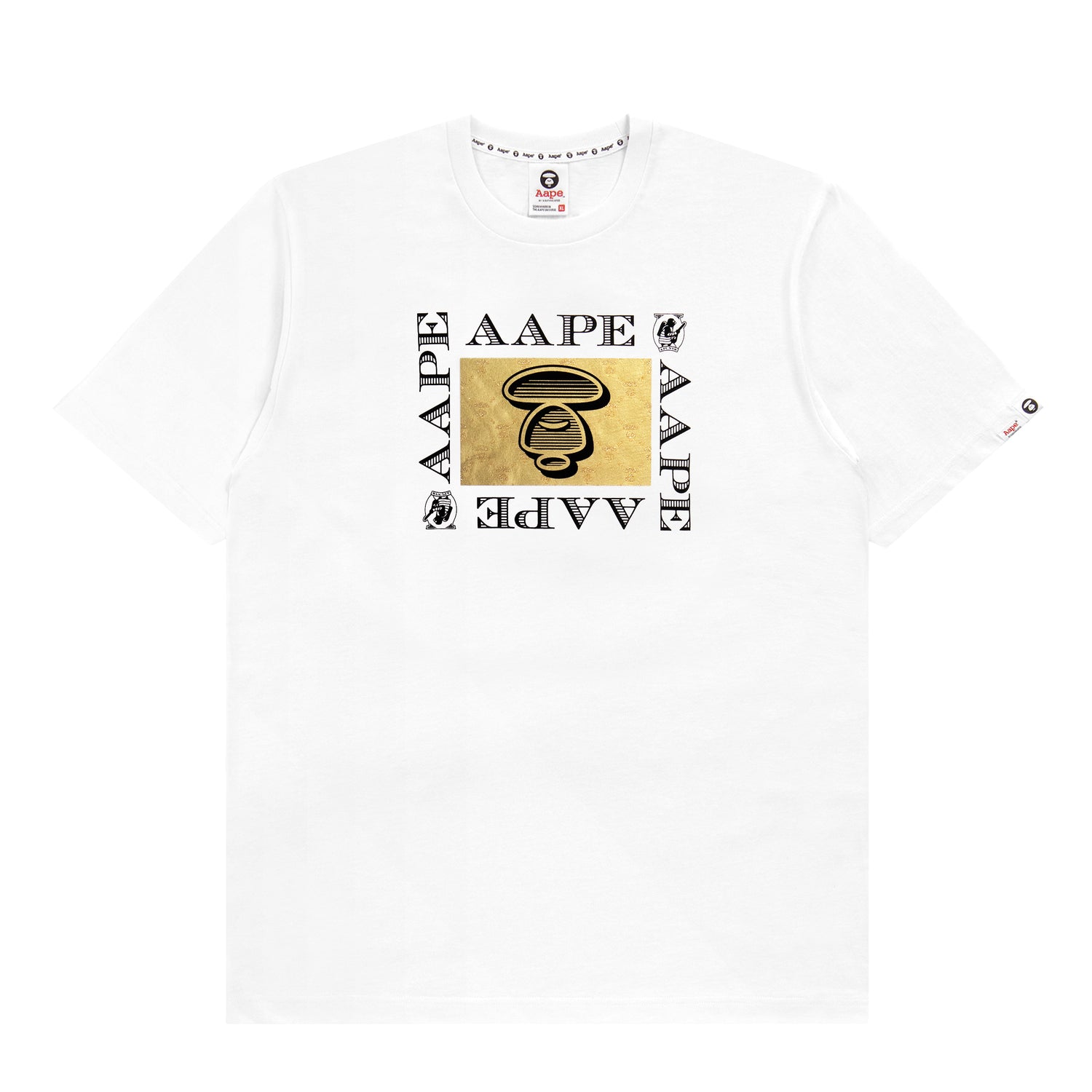 AAPE METALLIC APE FACE TEE