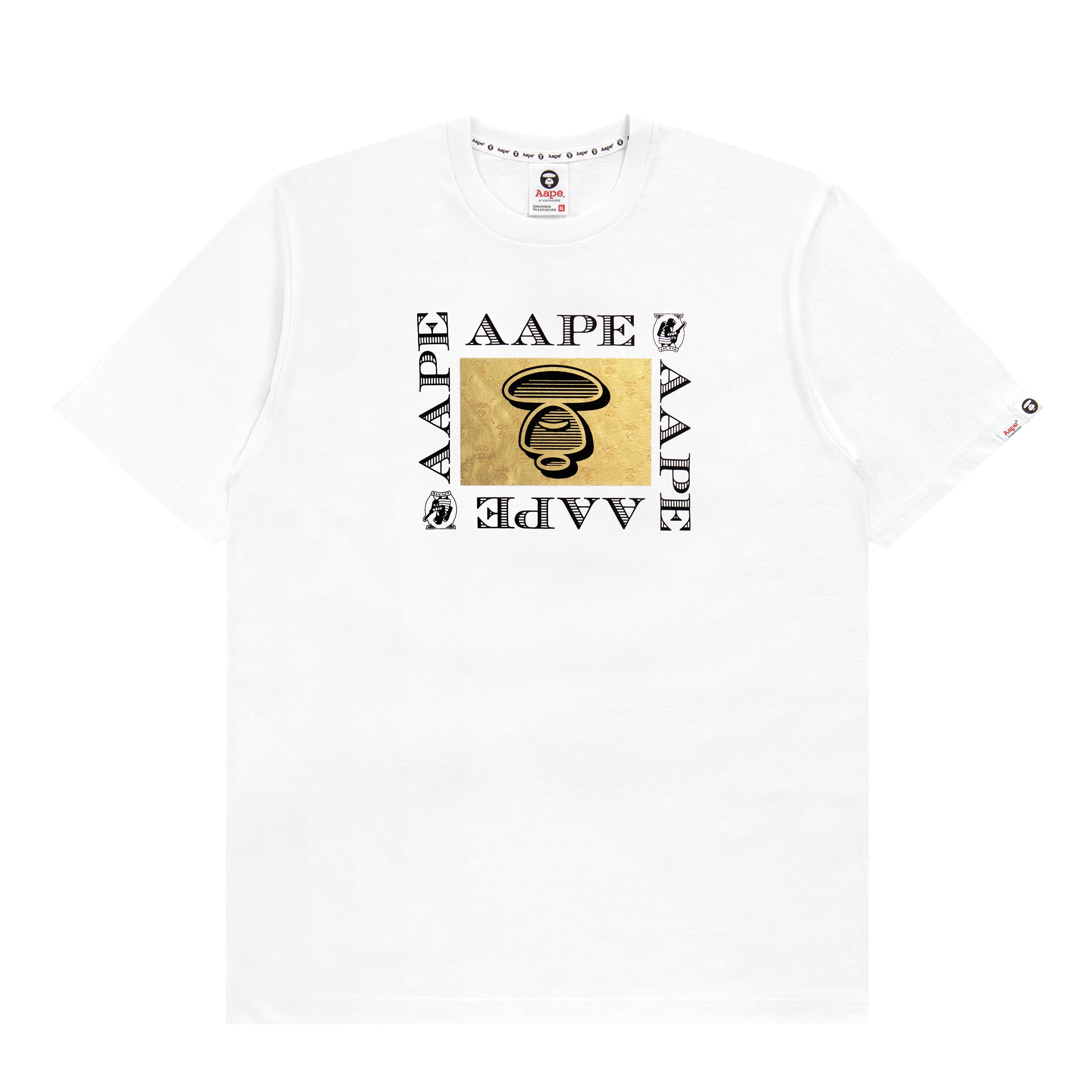 AAPE METALLIC APE FACE TEE