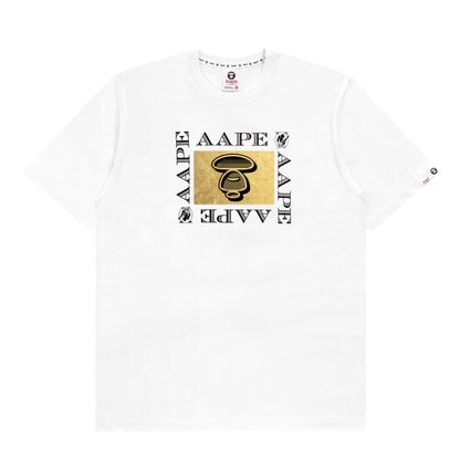 AAPE METALLIC APE FACE TEE