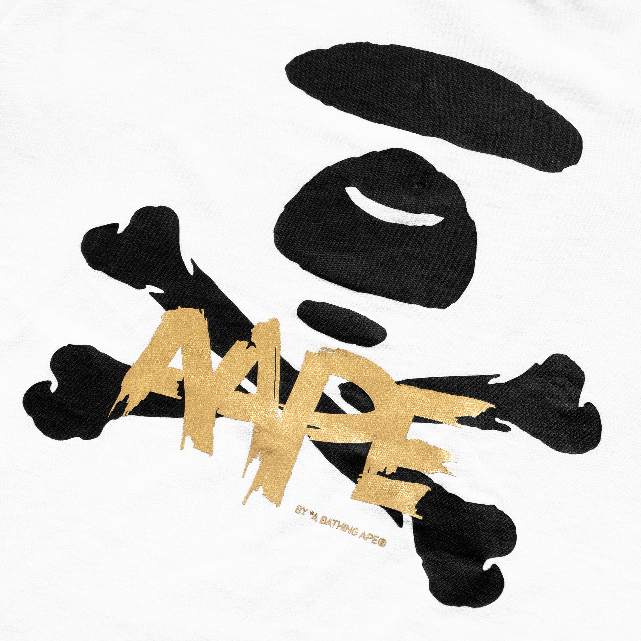 AAPE METALLIC GRAPHIC LOGO TEE