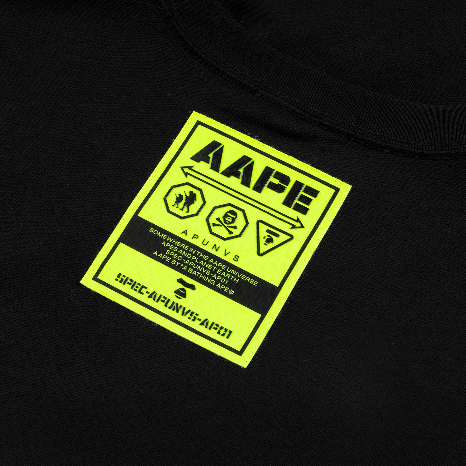 AAPE CAMO HEM POCKET TEE