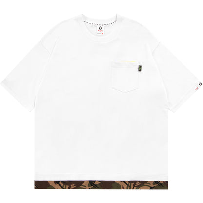 AAPE CAMO HEM POCKET TEE