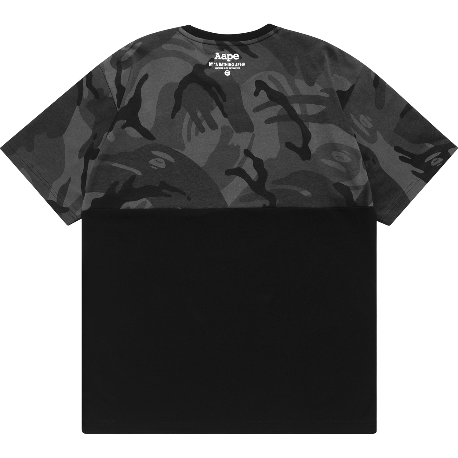 AAPE APE FACE CAMO PANEL TEE