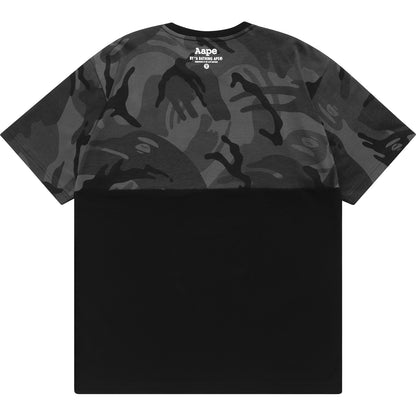 AAPE APE FACE CAMO PANEL TEE