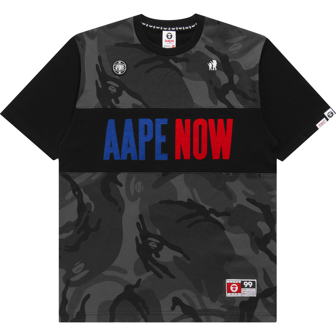 AAPE CAMO BOX LOGO TEE