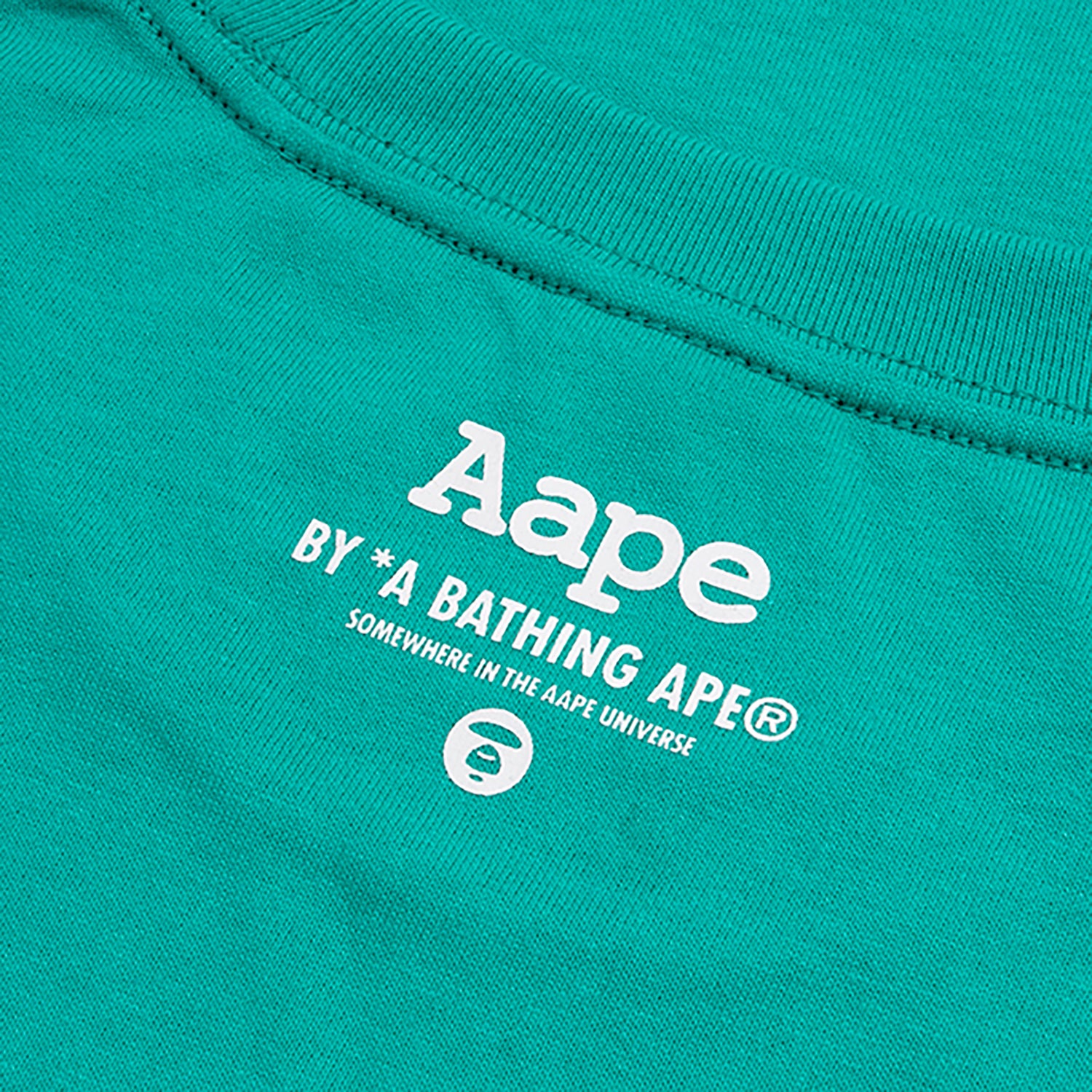 AAPE TONAL APE FACE POCKET TEE