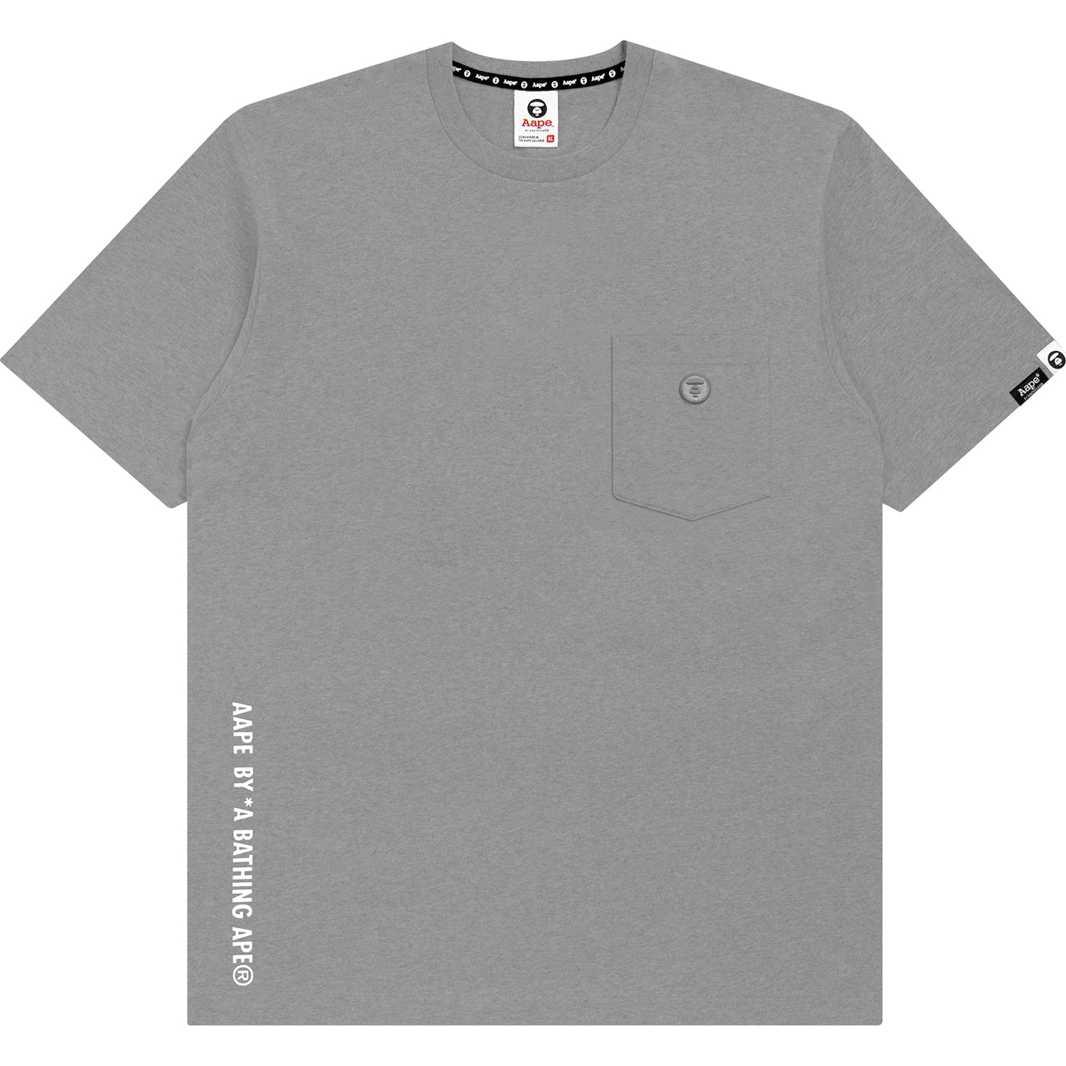 AAPE TONAL APE FACE POCKET TEE